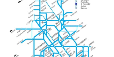 VERZENDING rail systeem kaart