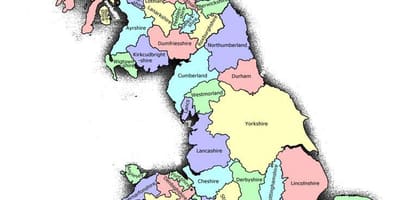 Verenigd koninkrijk Groot-Brittannië kaart